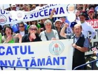 Dascălii nu mai au putere să protesteze